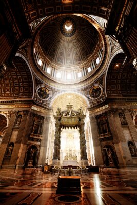 Bild Innere der Basilika im Vatikan