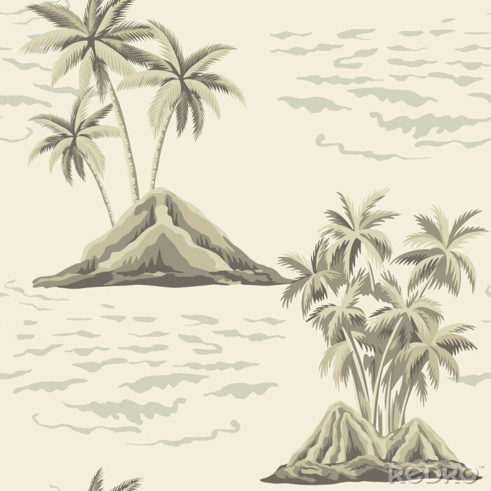 Bild Inseln im Vintage-Stil