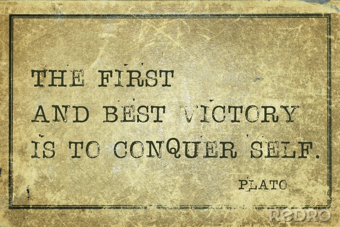 Bild Inspirierendes Zitat über den Sieg