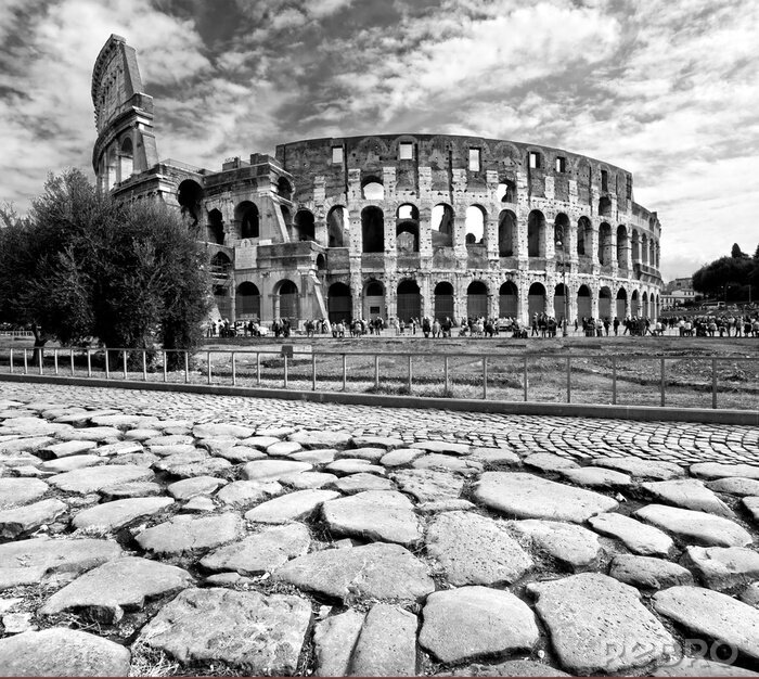 Bild Italien schwarz-weiß