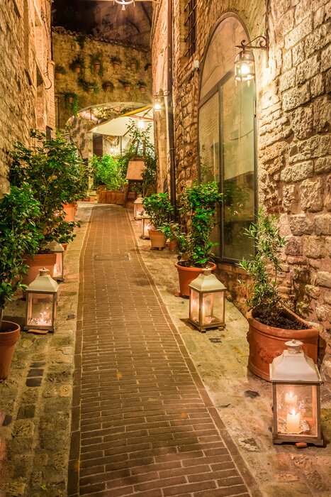 Bild Italienische Gasse romantisch