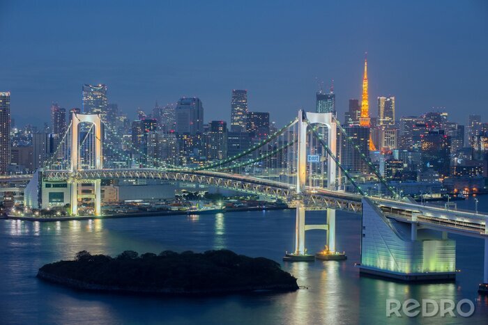 Bild Japan Asien Regenbogenbrücke in Tokio