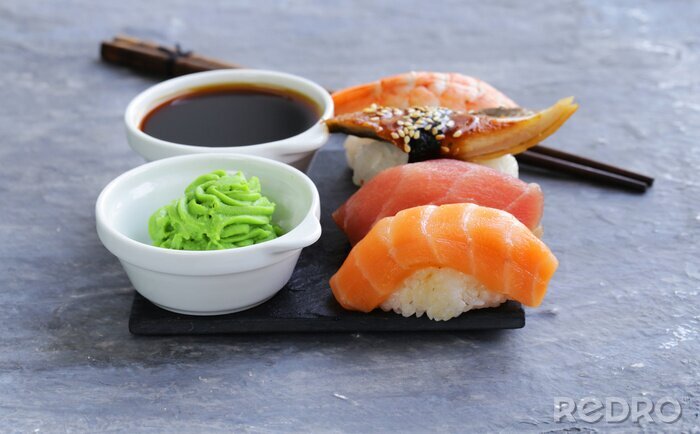 Bild Japanisches traditionelles Sushi