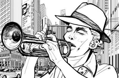 Bild Jazzmusiker in New York