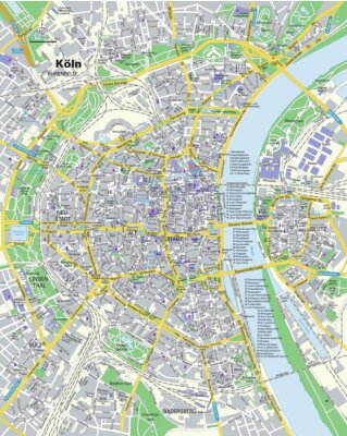 Karte Deutschland Köln