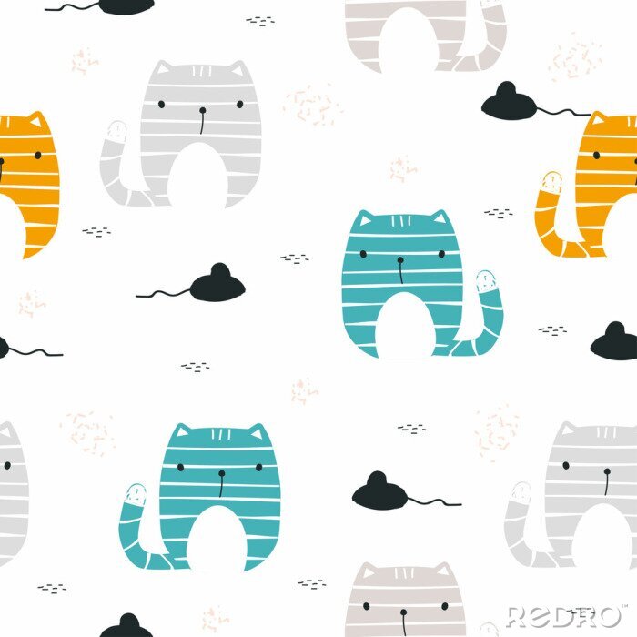 Bild Katzen in verschiedenen Farben