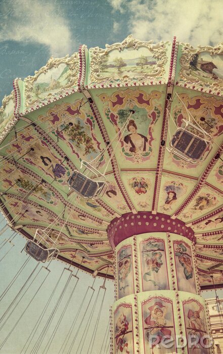 Bild Kinderkarussell Vintage