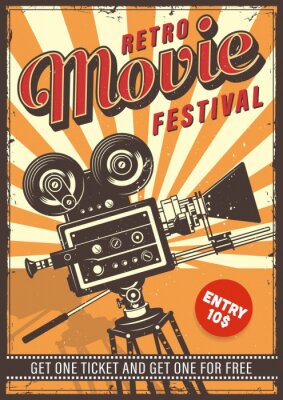 Bild Kino-Vintage-Poster