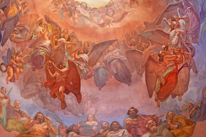 Bild Klassizistisches Fresko in der Kapelle