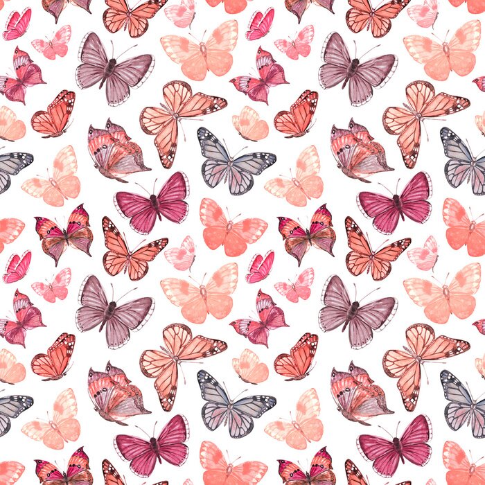 Bild Kleine rosa Schmetterlinge