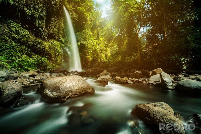 Bild Kleiner Wasserfall in Indonesien