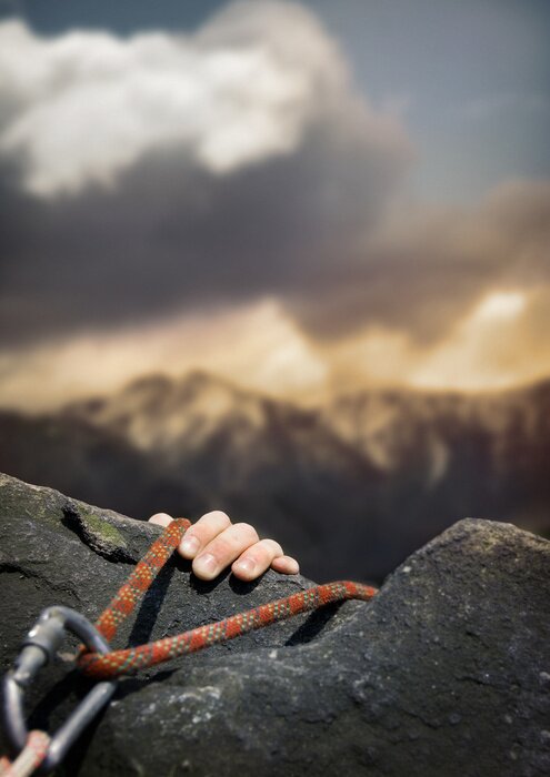 Bild Klettern unter extremen Bedingungen