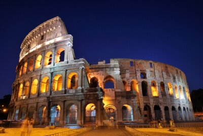 Bild Kolosseum in der Nacht beleuchtet