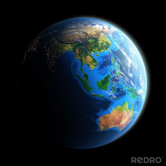 Bild Kontinente vom Weltraum aus