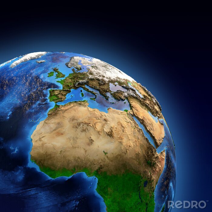 Bild Kontinente vom Weltraum aus