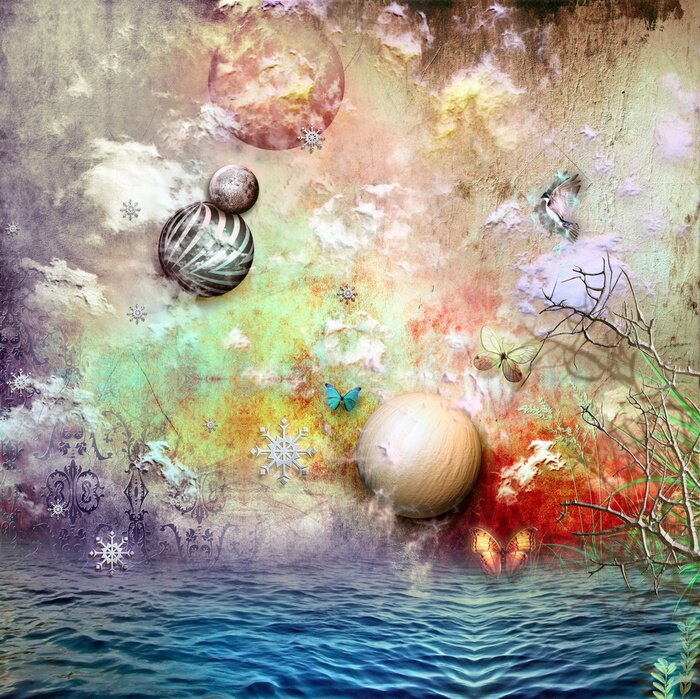 Bild Kosmische Fantasy-Darstellung