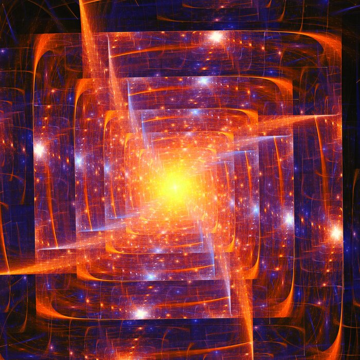 Bild Kosmischer Tunnel mit Sternen