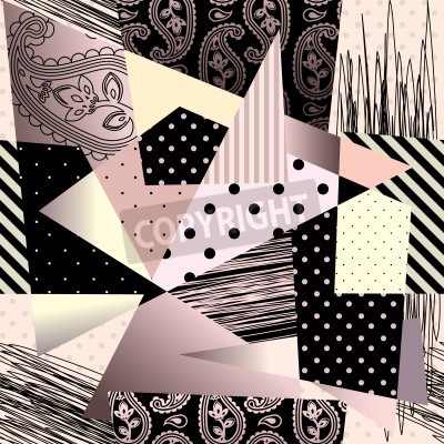 Bild Kubismus synthetische Collage