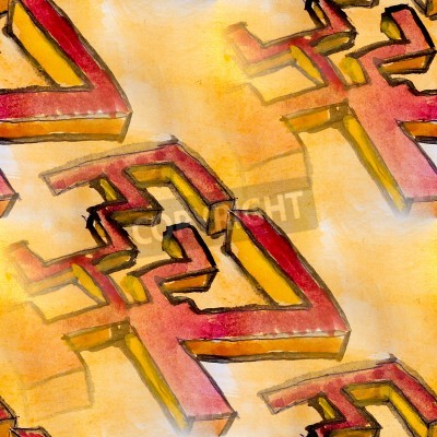 Bild Kubistische räumliche Figuren