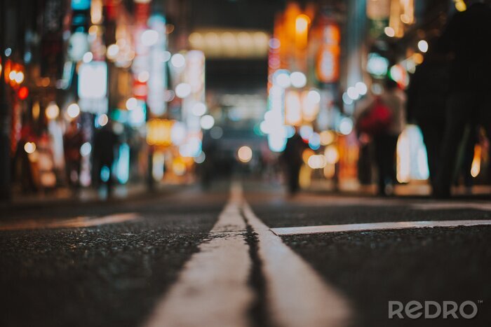 Bild Künstlerische Aufnahme der Straße von Tokio