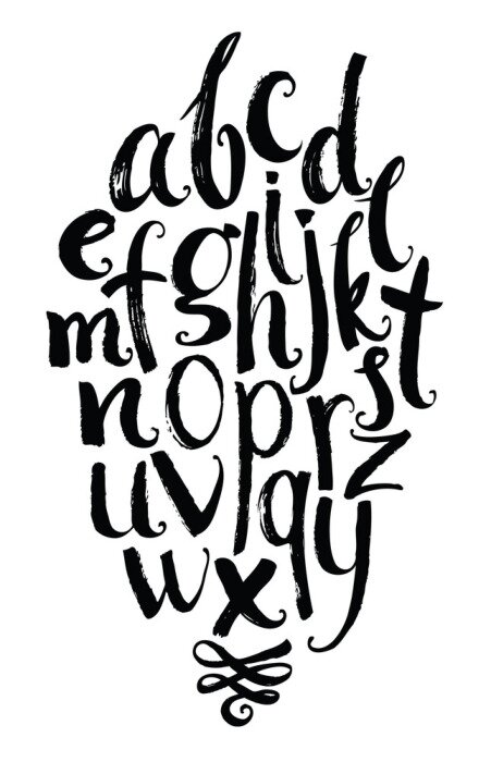 Bild Künstlerisches Alphabet