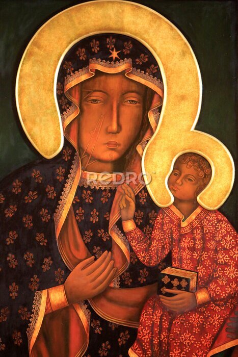 Bild Künstlerisches Porträt der Jungfrau Maria
