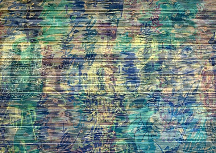 Bild Kunst Hip-Hop an der Wand