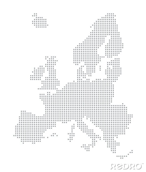 Bild Landkarte Europa Retro