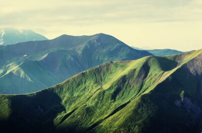 Bild Landschaft der grünen Berge