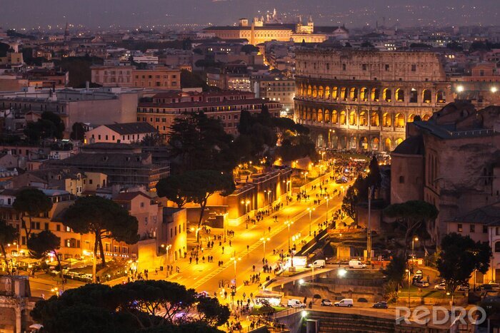 Bild Landschaft des nächtlichen Rom