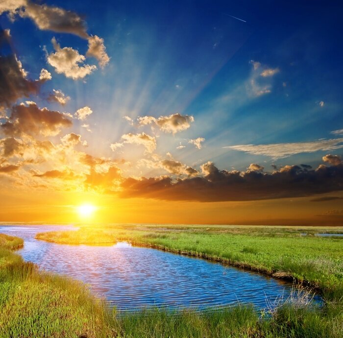 Bild Landschaft eines idyllischen Ortes