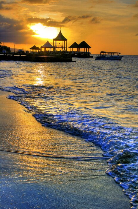 Bild Landschaft Meer in der Karibik