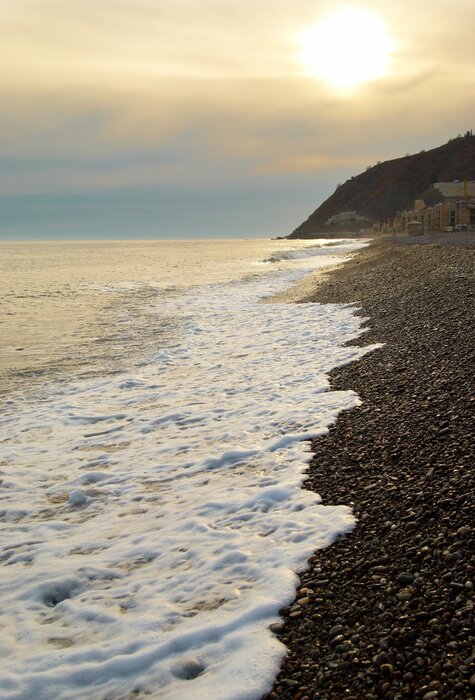 Bild Landschaft mit Meeresufer