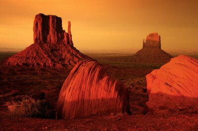 Landschaft mit Monument Valley 3D
