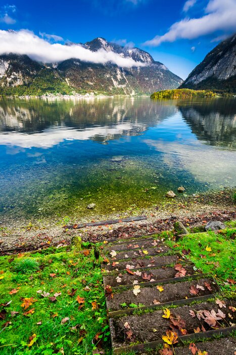 Bild Landschaft und See in den Bergen