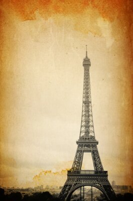 Landschaft von Architektur des Eiffelturms