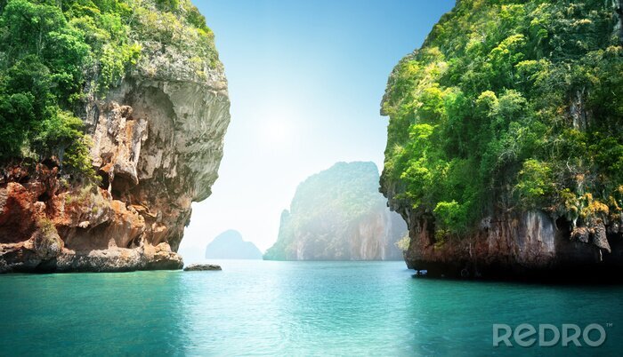 Bild Landschaft von Thailand und Felsen