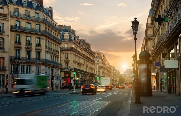 Bild Laterne auf der Straße von Paris