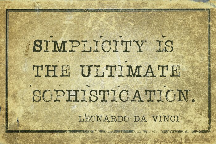 Bild Lebenszitat da Vinci