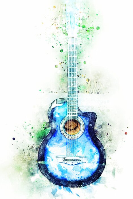 Bild Leichte Zeichnung mit Instrument