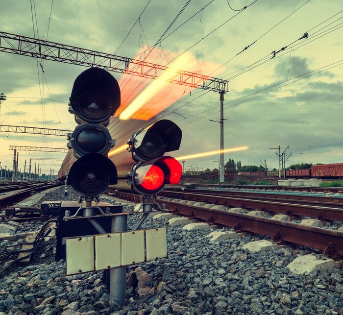 Bild Lichter am Bahnhof