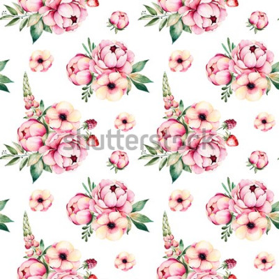 Bild Liebliches Rosenmuster