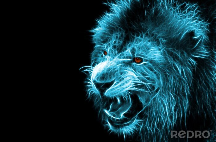 Bild Löwe in der Fantasy-Version