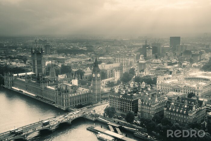 Bild London aus Vogelperspektive