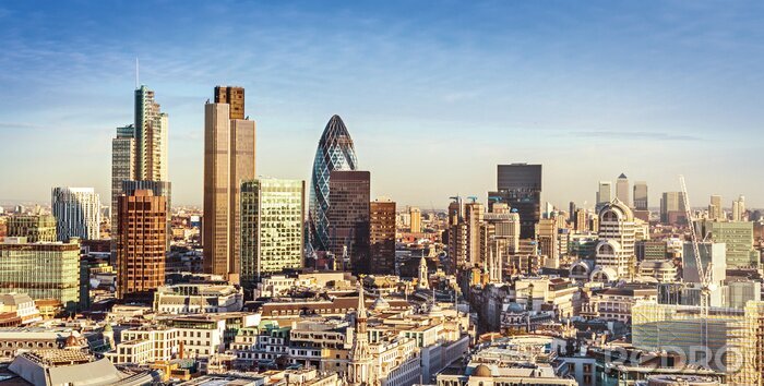 Bild London Blick auf Bürogebäude