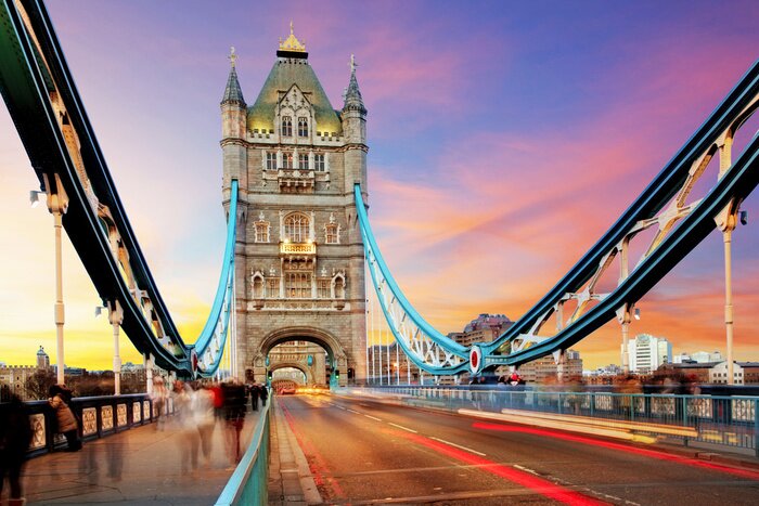 Bild London Bridge am Abend