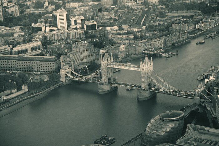 Bild London Bridge aus Vogelperspektive
