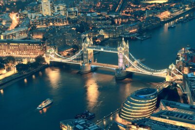 Bild London Hauptstadt bei Nacht