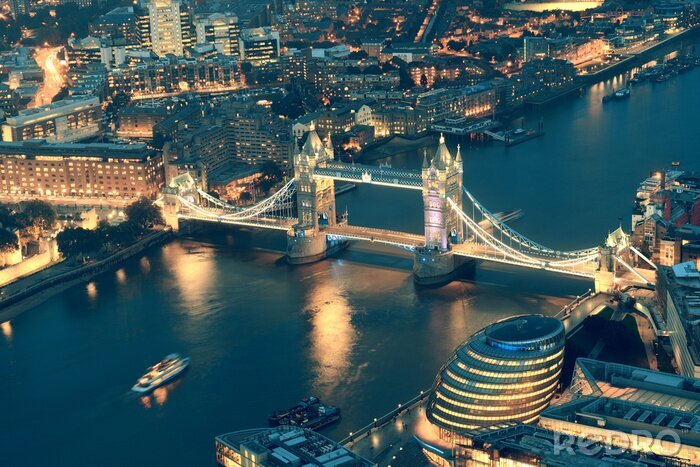 Bild London Hauptstadt bei Nacht