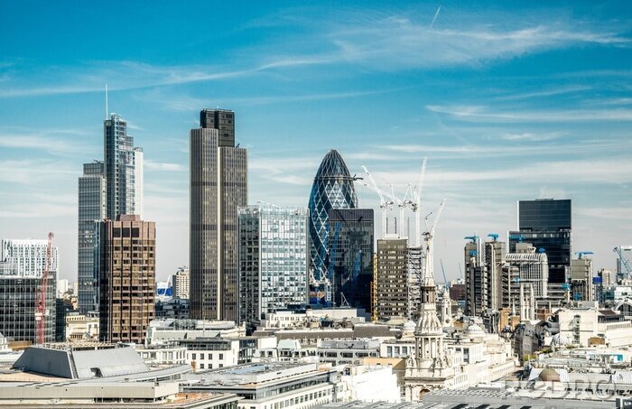 Bild London hohe Wolkenkratzer